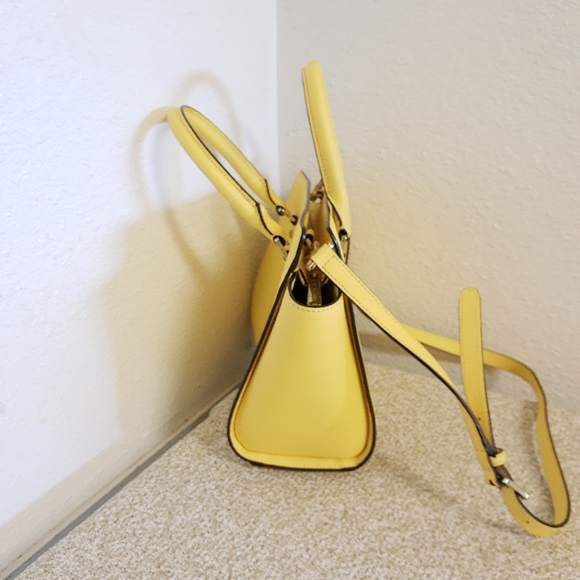 Michael Michael Kors Yellow Saffiano Leather Bag - Picture 5 of 7